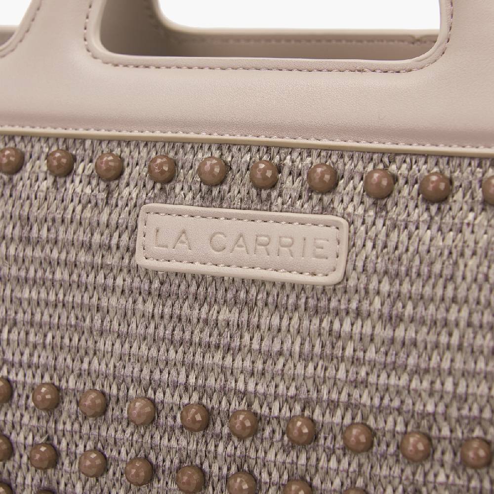 La Carrie BORSA SHOPPING MALIBU IVORY Promozione Limitata