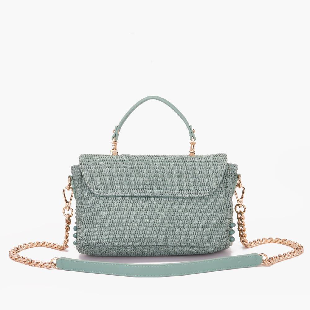 La Carrie BORSA A MANO MALIBU GREEN Sottocosto