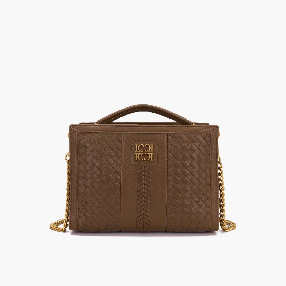 La Carrie BORSA SHOPPING PATAGONIA DARK BROWN Vendita Calda