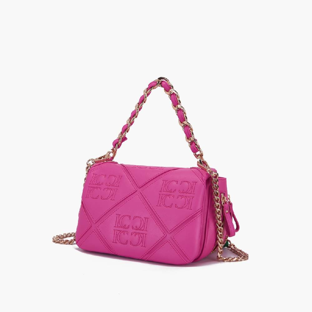 La Carrie BORSA A SPALLA PICHT FUXIA Presa