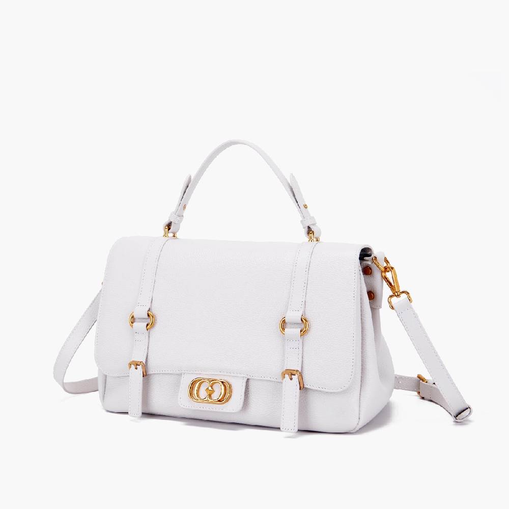 La Carrie BORSA SHOPPING ATENA IVORY Spedizione Gratuita