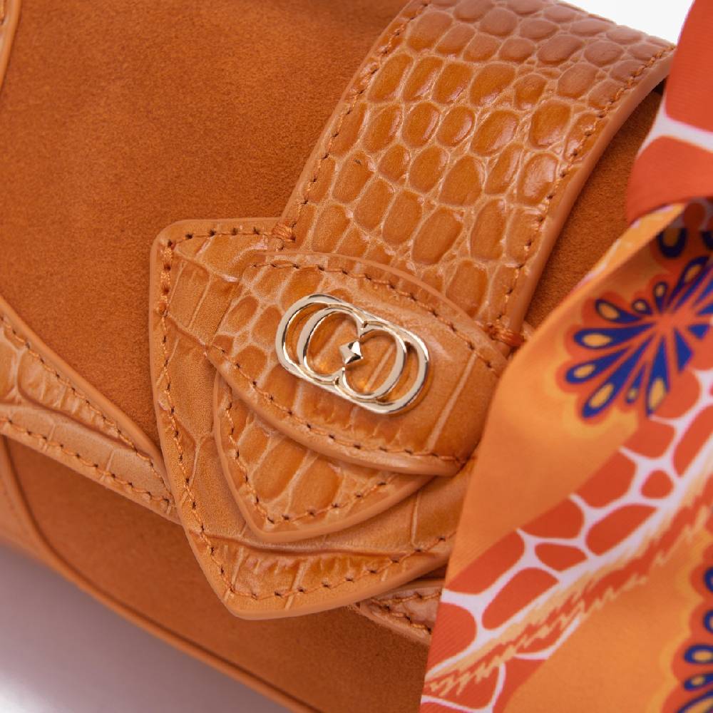 La Carrie MINI BORSA A MANO TEMPEST ARANCIONE Hotsell