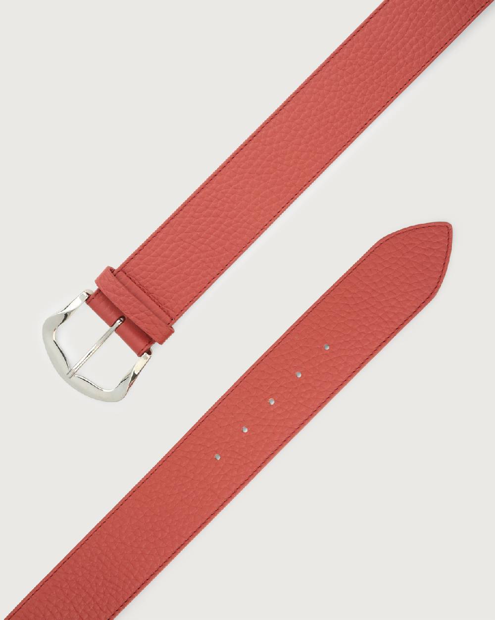 Orciani Cintura Soft in pelle 5 cm Vendita Economica