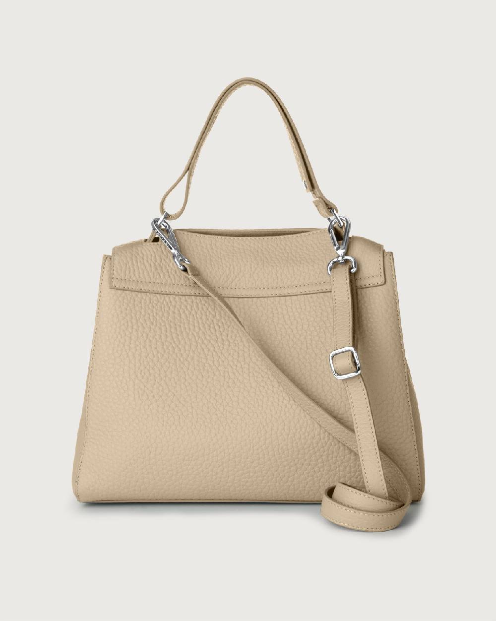 Orciani Borsa Sveva Soft Media a spalla in pelle con tracolla Nuovo