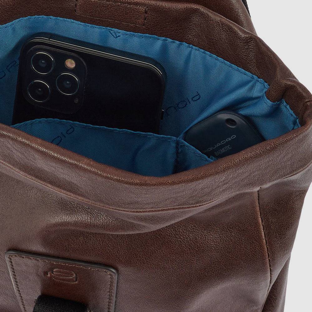 Piquadro Roll top mono sling bag Fino Al -60%