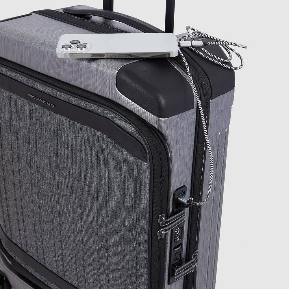 Piquadro Cabin size, hardside computer spinner 15,6" Saldi