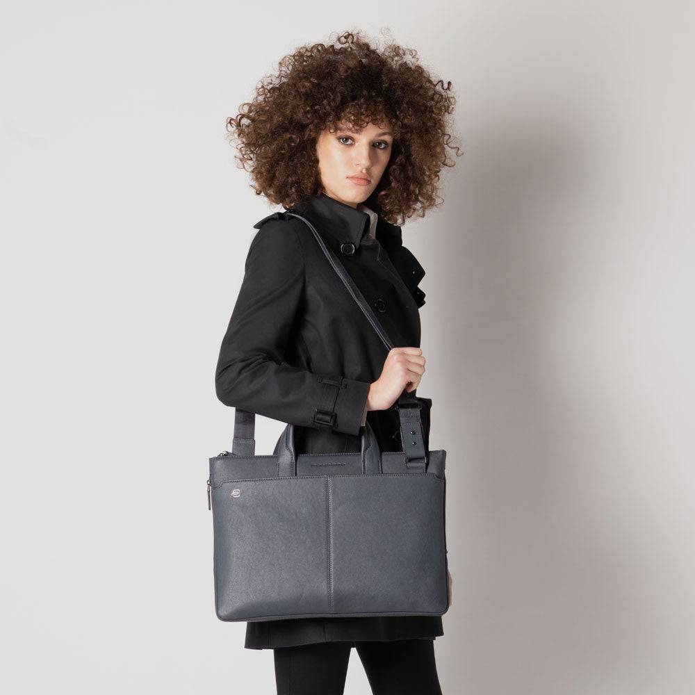 Piquadro Expandable, slim computer bag 15" I Più Venduti
