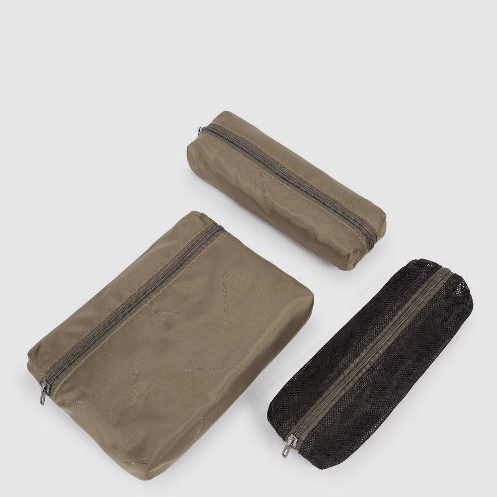 Piquadro Hanging toiletry bag in recycled fabric Online
