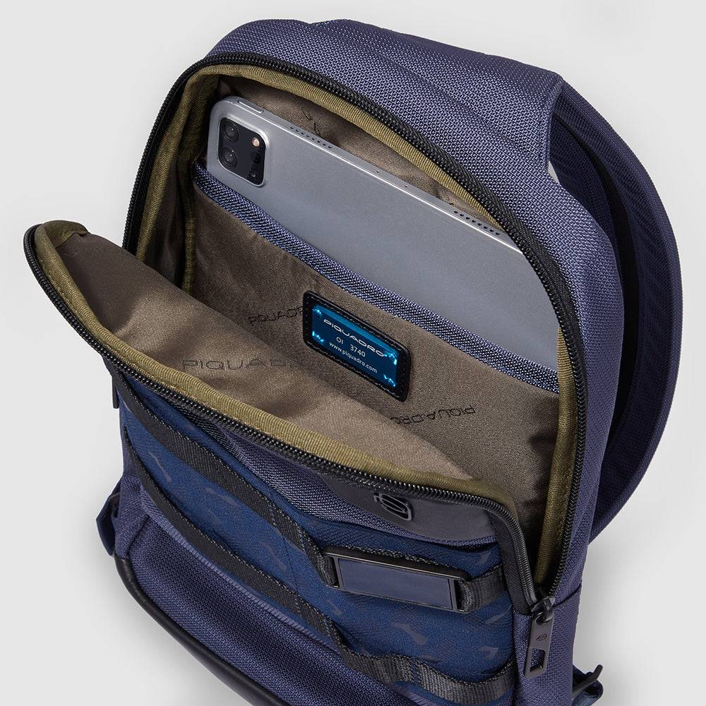 Piquadro Modular mono sling bag/backpack for iPad® Spedizione Gratuita