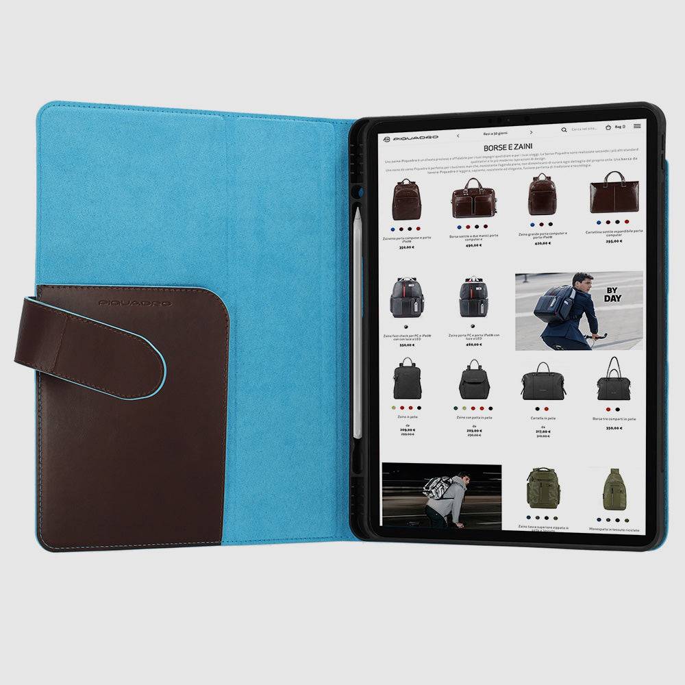 Piquadro iPad®Pro 11’’ stand up leather case Offerta