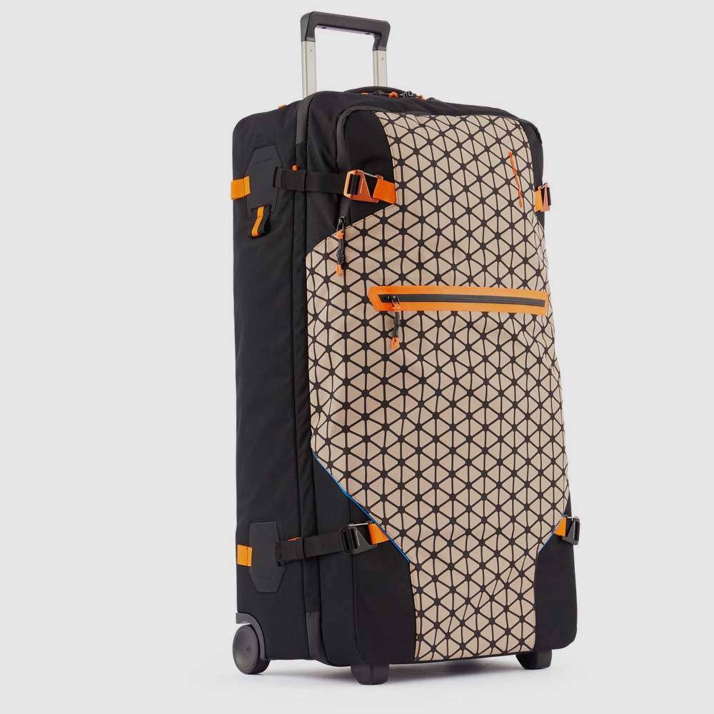 Piquadro Big size fabric trolley bag Vendite Flash