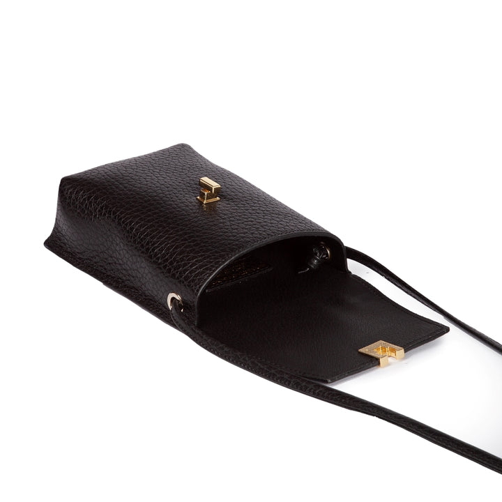 Roberta Gandolfi Elodie minibag and phoneholder in pelle con pratica tasca esterna e tracolla regolabile Soddisfazione Garantita