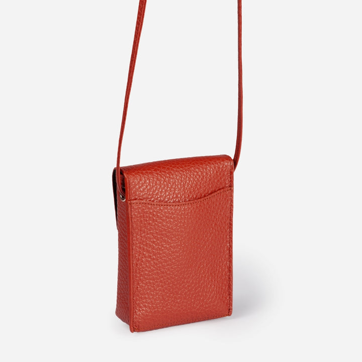 Roberta Gandolfi Elodie minibag and phoneholder in pelle con pratica tasca esterna e tracolla regolabile In Saldo