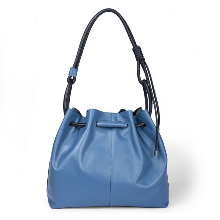 Roberta Gandolfi Gisella Large borsa con doppia portabilità mano o spalla in morbido vitello Nuovo