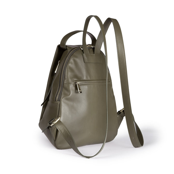 Roberta Gandolfi Micol Backpack in vitello liscio multitasche Spedizione Gratuita