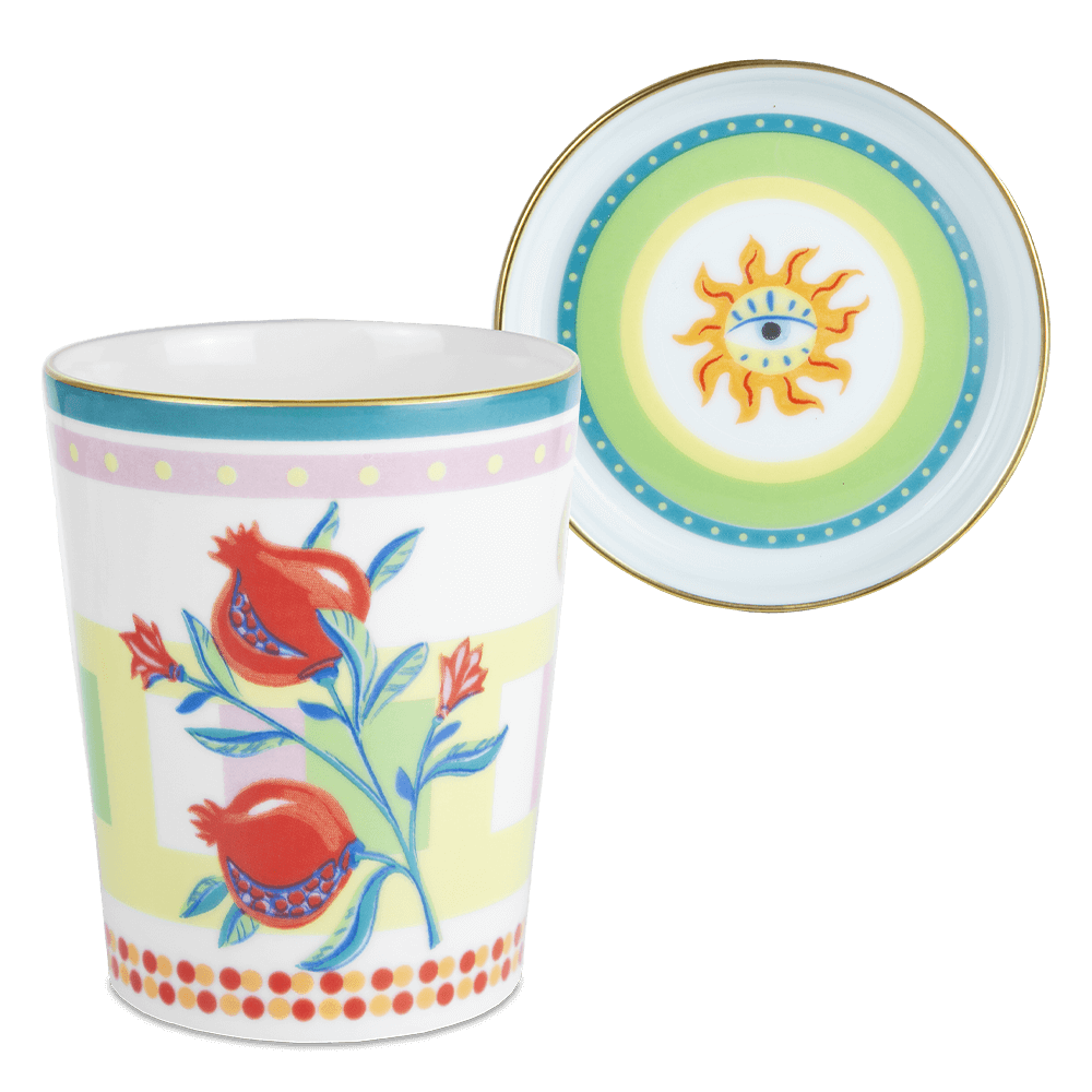 Sbam Design Tazza con piattino/coperchio Vendite Flash