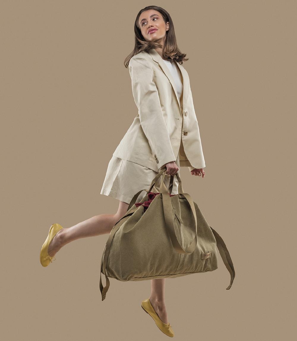 Tucano Borsa shopper in canvas misura large Presa