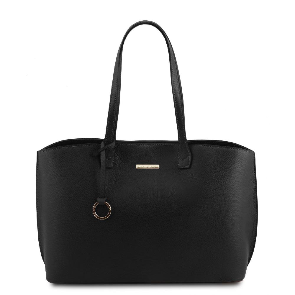 ﻿Tuscany Leather Leather Shopping bag Offerta
