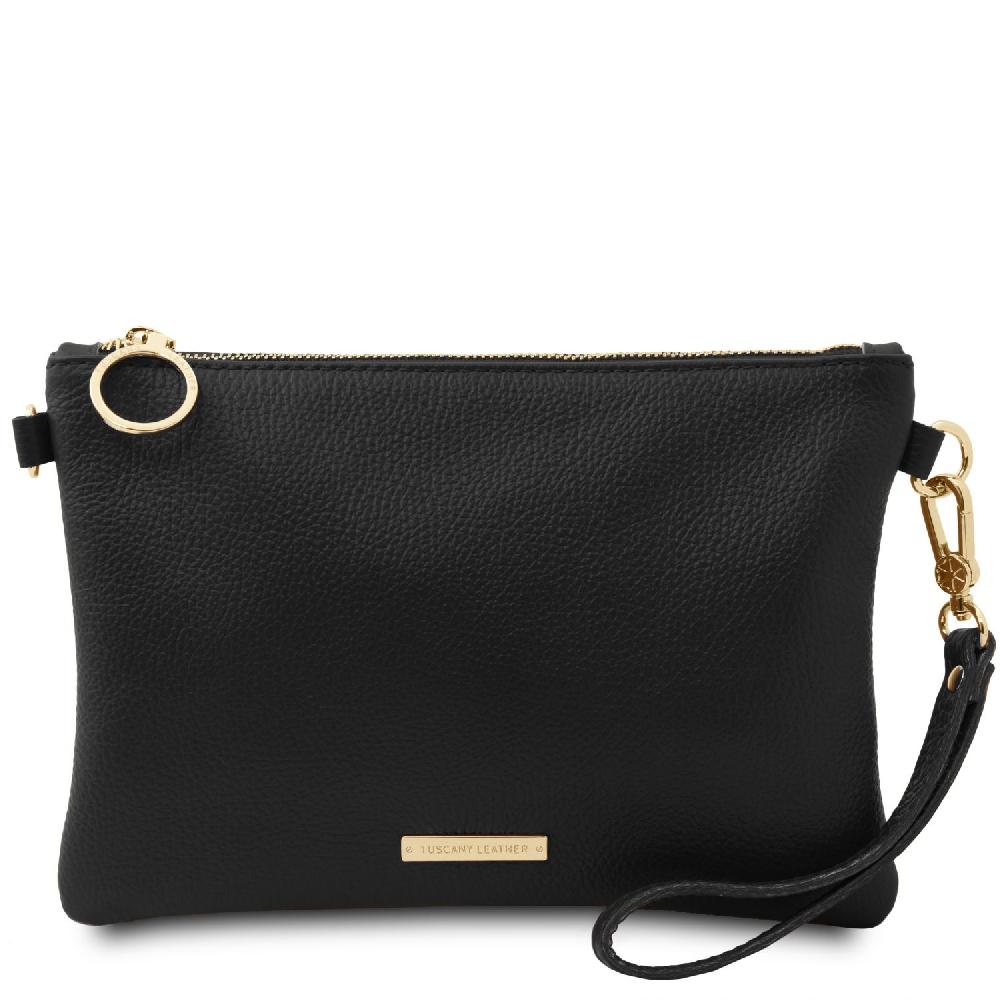 Tuscany Leather Soft Leather Clutch Qualità Garantita