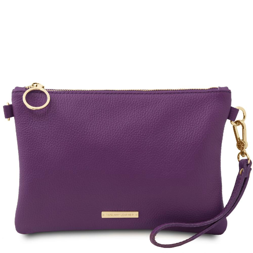 Tuscany Leather Bolso Noche en Piel Suave Moda