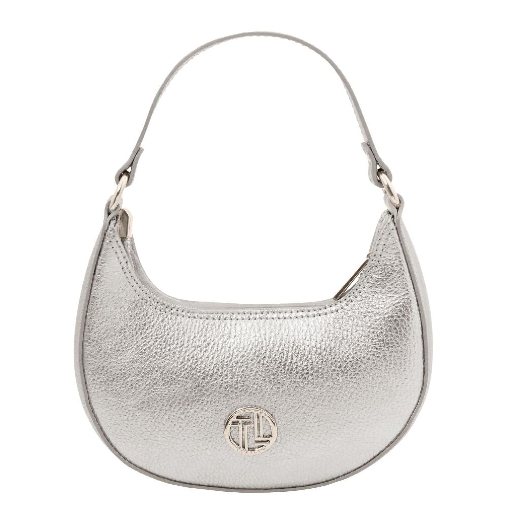 Tuscany Leather Bolso a Mano en Piel Metallic et Bandolera de Cadena 2025