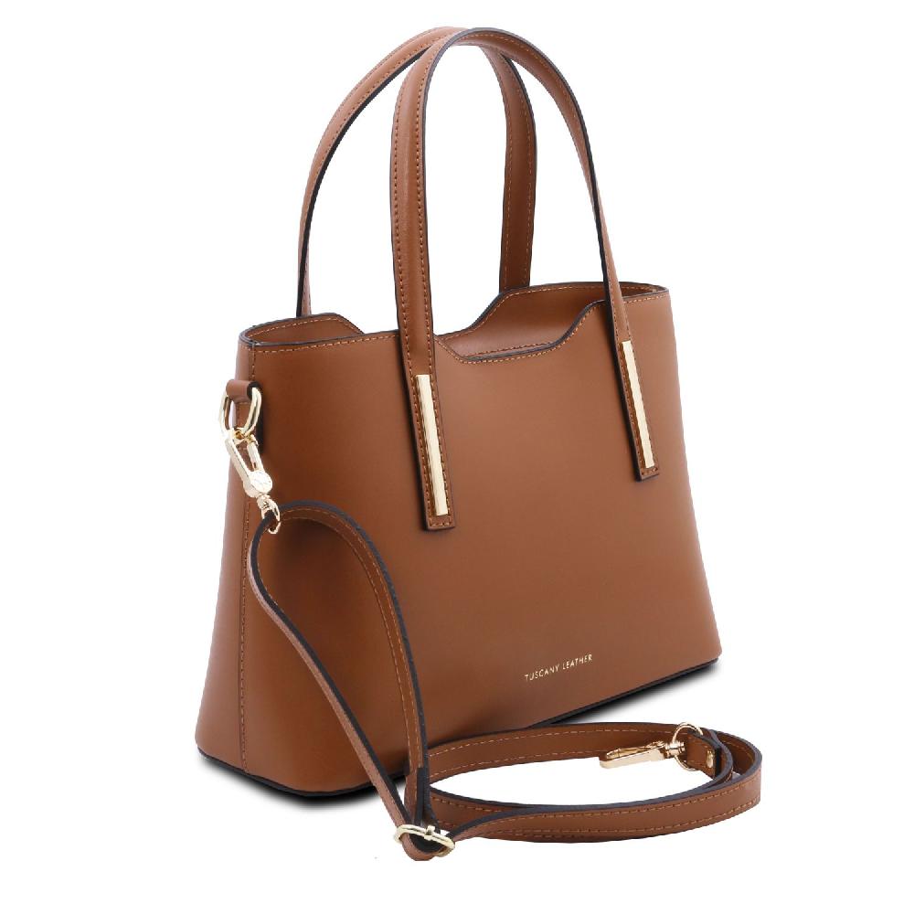Tuscany Leather Borsa a Mano in Pelle - Misura Piccola Saldi Di Fabbrica