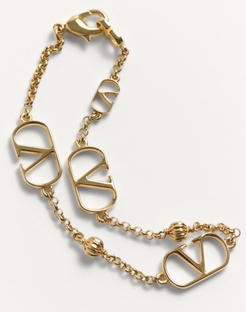 Valentino Handbags Bracciale Vlogo Signature In Metallo per Donna in Oro | Valentino IT Affare Del Giorno