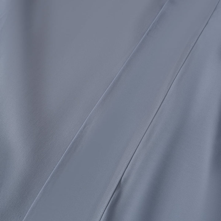 Zenoni & ColombiCompleto Lenzuola in 100% Raso di Cotone Azzurro Orizzonte Fino Al -60%