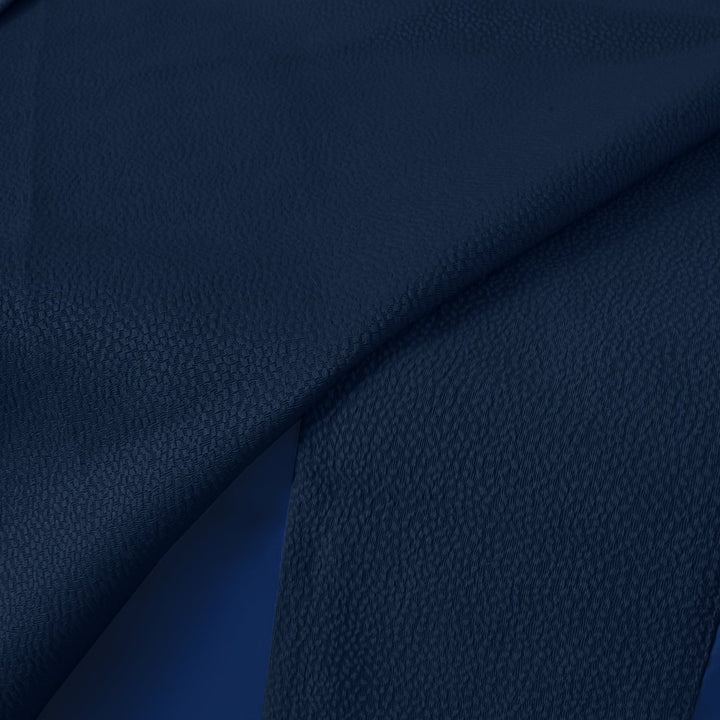 Zenoni & ColombiCompleto copriletto con federe in cotone Jacquard Keppler Blu Nuovo