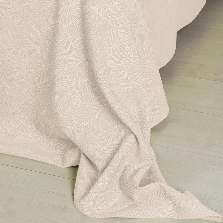 Zenoni & ColombiCompleto Copriletto con federe in cotone Jacquard Giungla Perla Novità