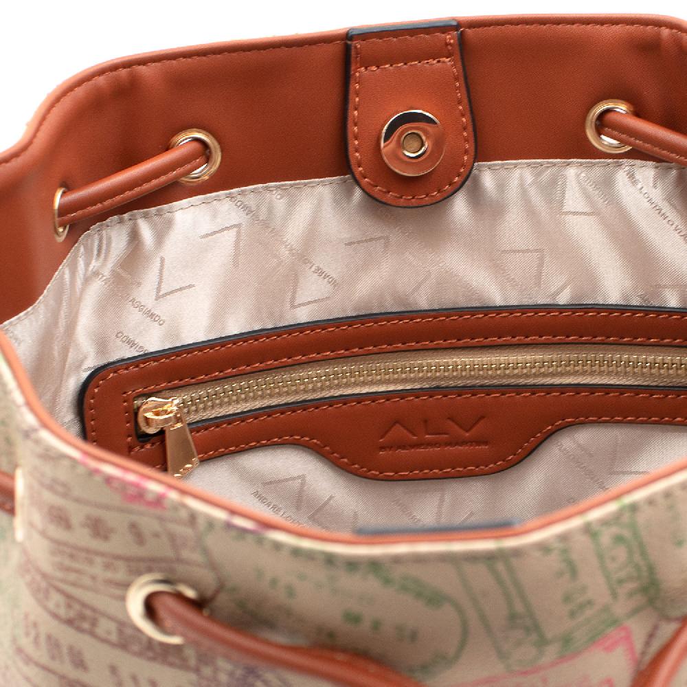 Alv by alviero martini Borsa a secchiello Passport – AL904B0448 In Linea