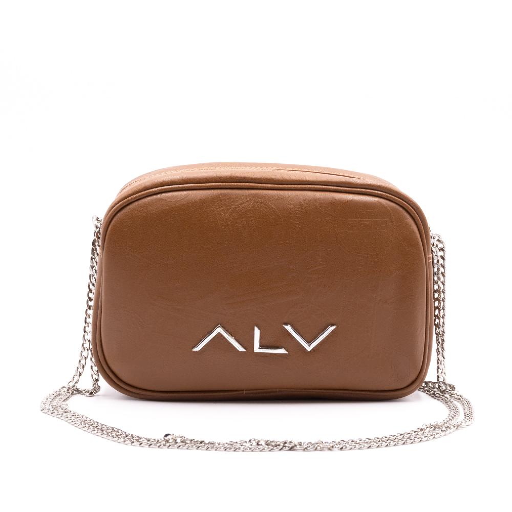 Alv by alviero martini Borsa a tracolla in pelle con stampa – ALVBT300X Fino Al -60%