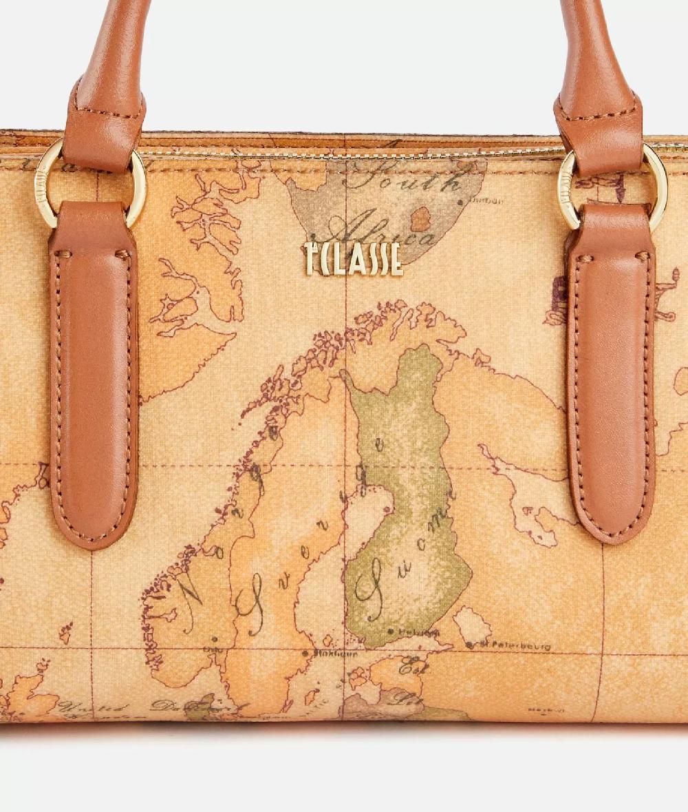 Alviero martini 1a classe Geo Classic borsa a mano con tracolla a nastro Saldi