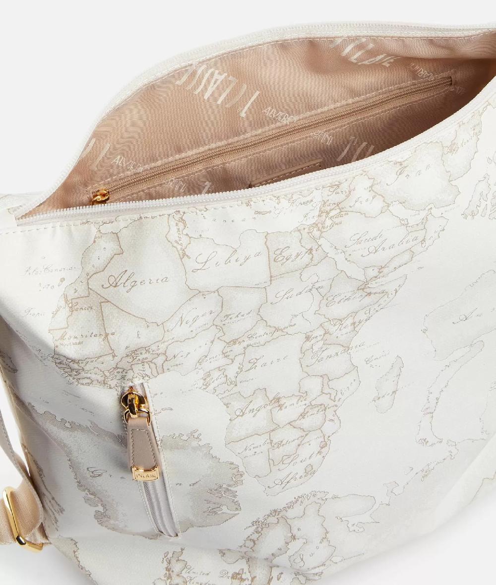 Alviero martini 1a classe Geo Soft White borsa hobo doppia portabilità Qualità Garantita