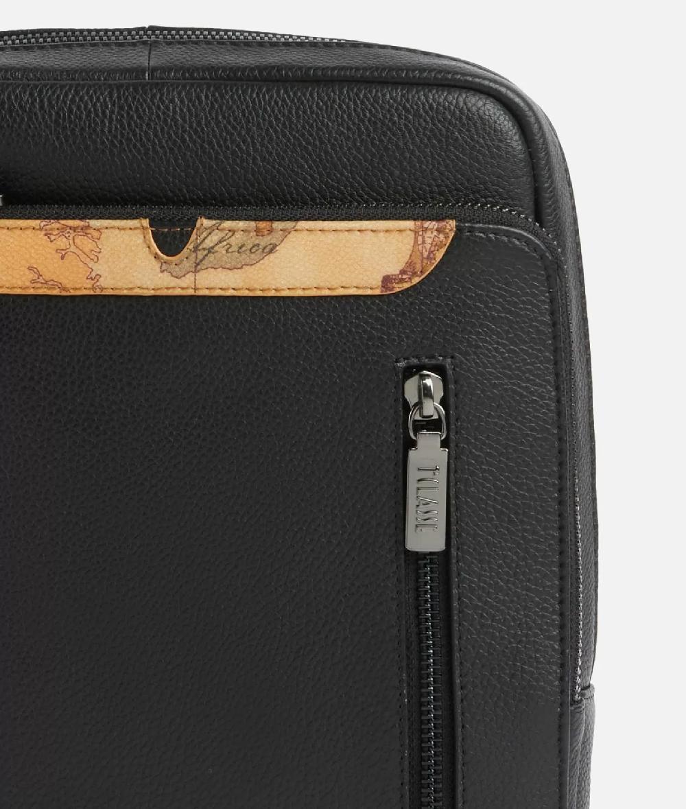 Alviero martini 1a classe Beta Leather bandoliera grande Nera Affare Del Giorno