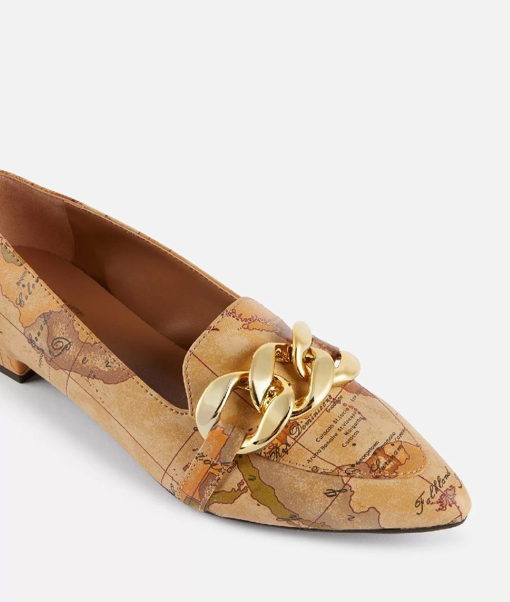 Alviero martini 1a classe Mocassini in eco nappa con maxi catena Geo Classic 2025