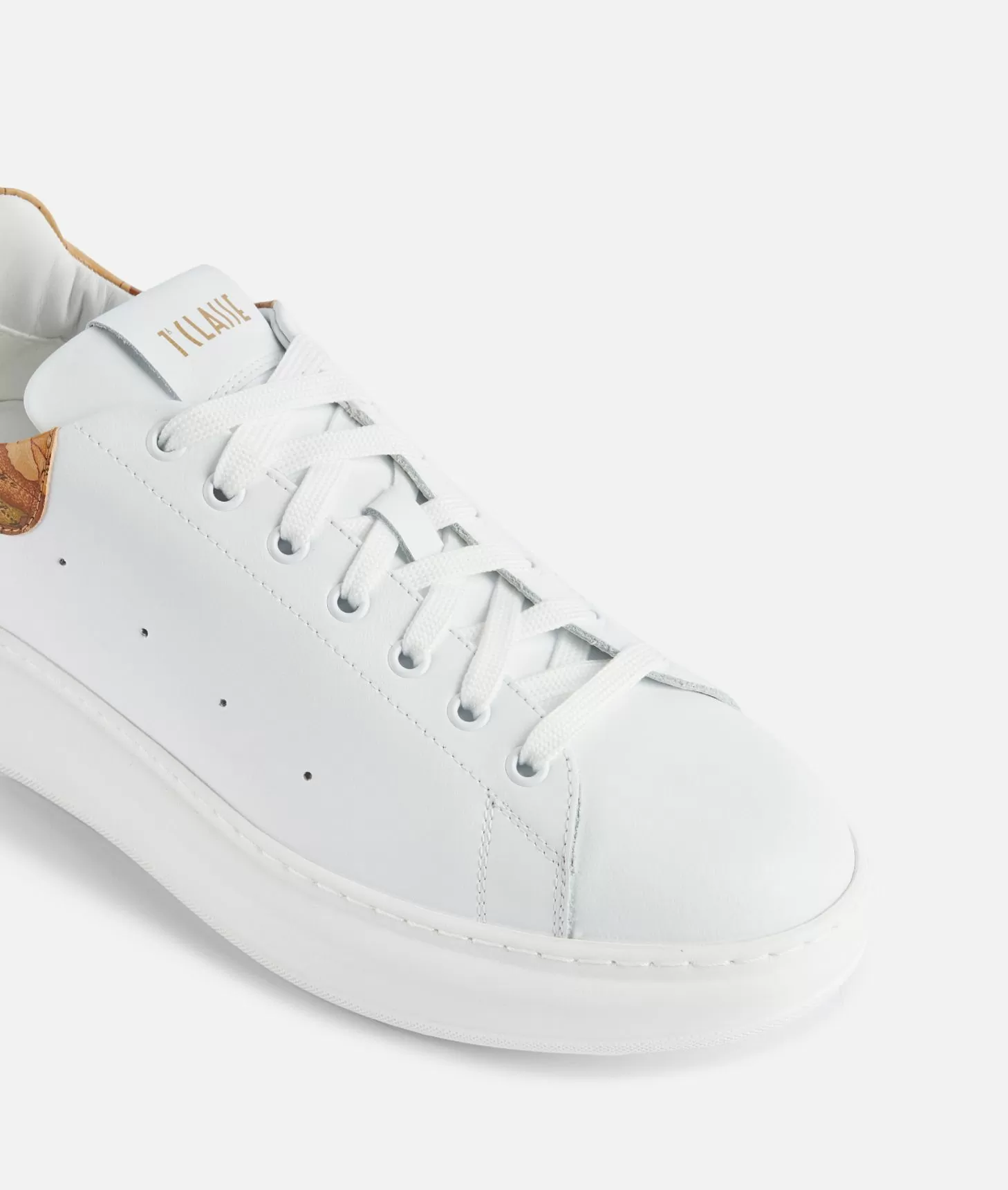 Alviero martini 1a classe Sneakers in pelle liscia Bianche Sconto