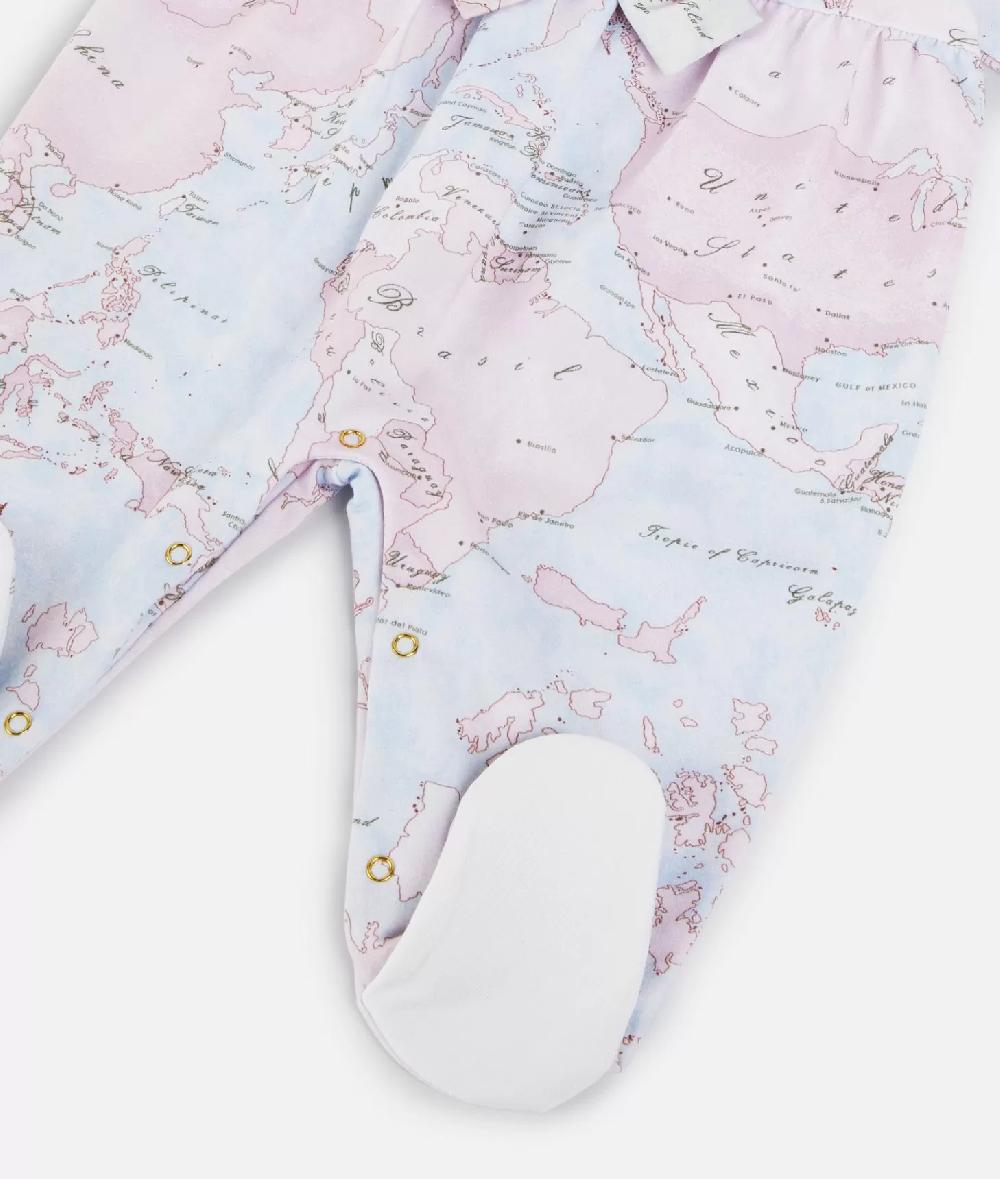 Alviero martini 1a classe Tutina in cotone con fiocco Geo Lady Rosa Convenienza