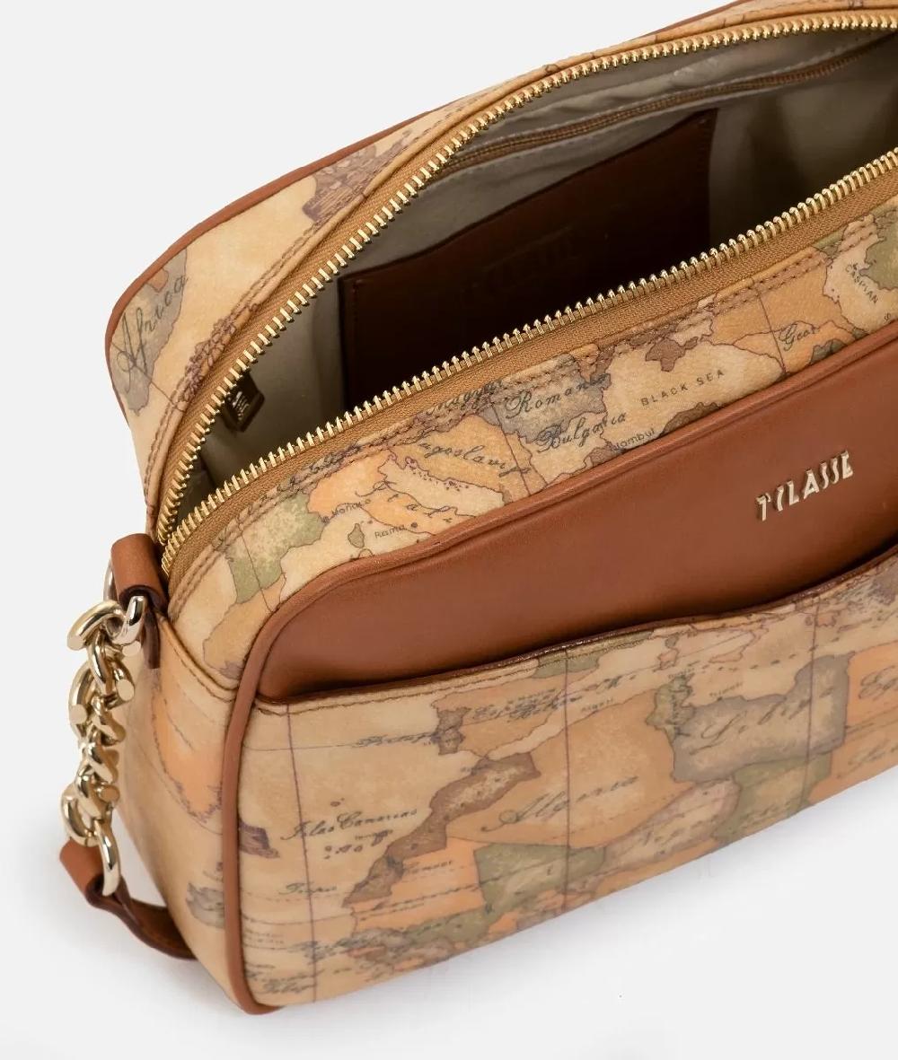 Alviero martini 1a classe Geo Classic borsa a tracolla grande Vendita